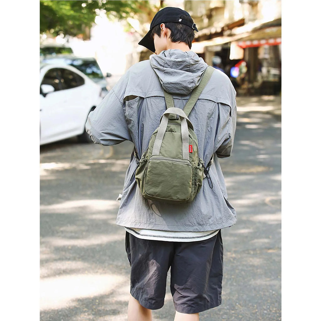 Japanese Lightweight Nylon Backpack – Travel & School Bag