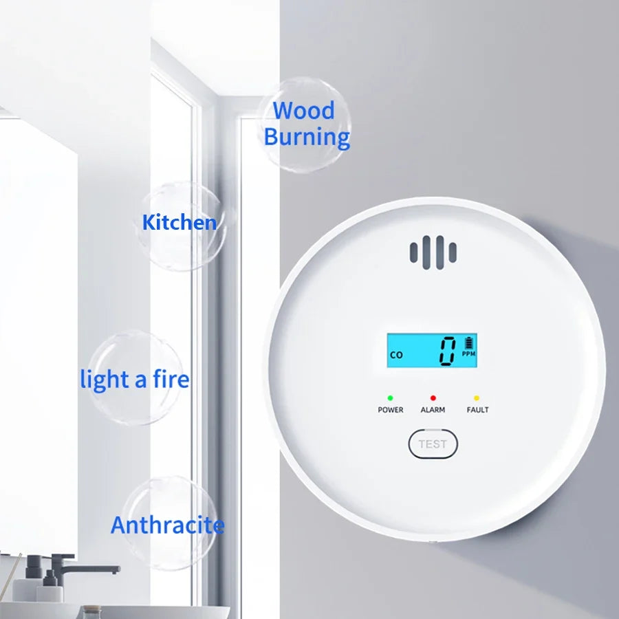 10-Year Battery Smoke & CO Combo Detector | App Alerts, CE