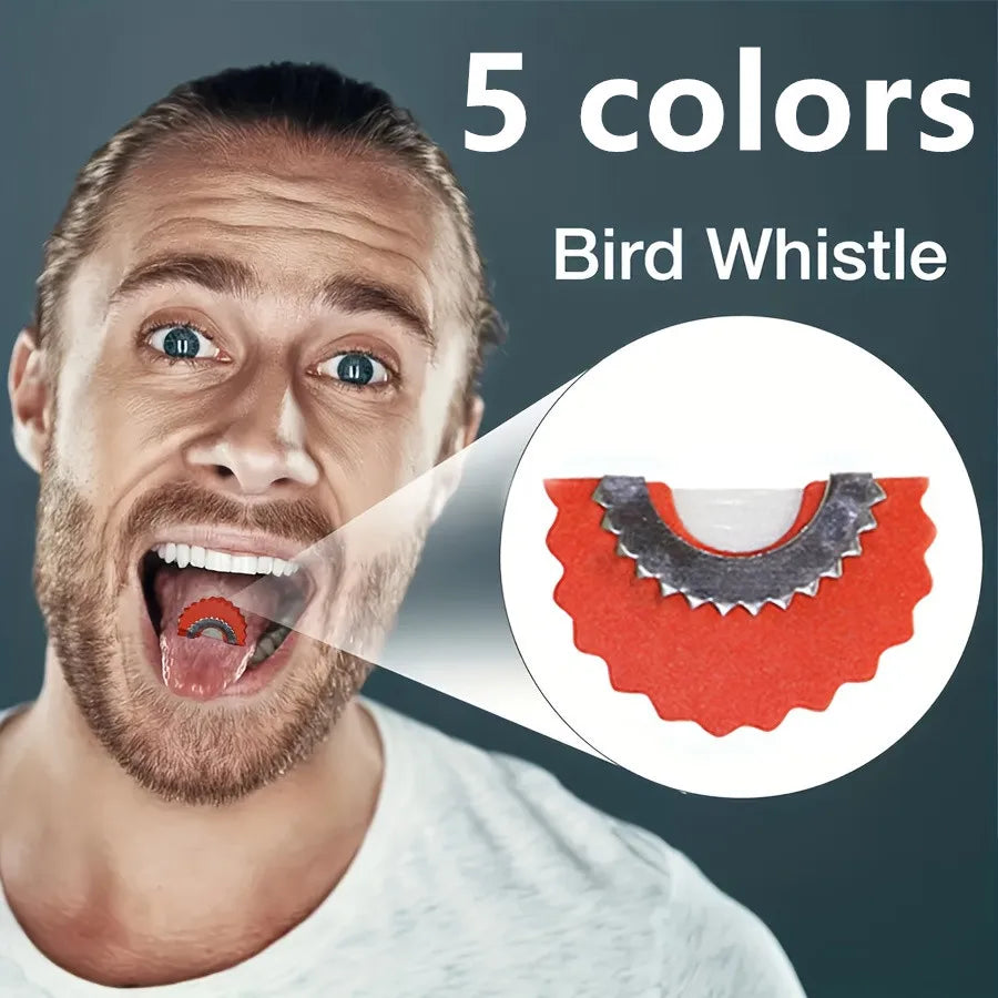 Metal Bird Whistle Toy – Realistic Chirps, Attracts Birds