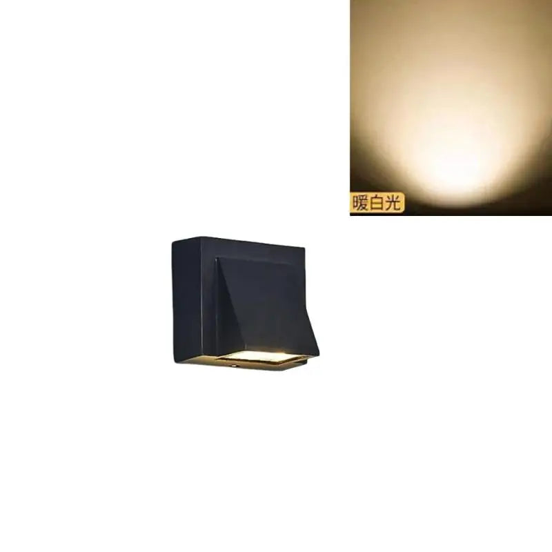 Waterproof ABS LED Wall Sconce 3W COB Indoor Outdoor Light