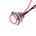 Metal Latching Push Button Switch 16/19/22mm Pre-Wired Panel Mount