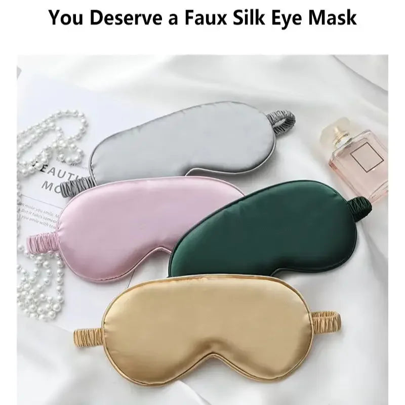 Silk Sleep Eye Mask – Light Blocking Travel Eye Cover