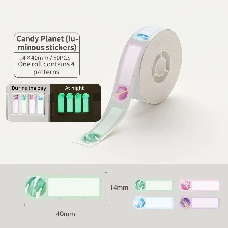NIIMBOT Thermal Label Sticker Roll – D110, D11, D101 Compatible