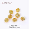 18K Gold Plated Lantern Spacer Beads 10x8mm | DIY Jewelry