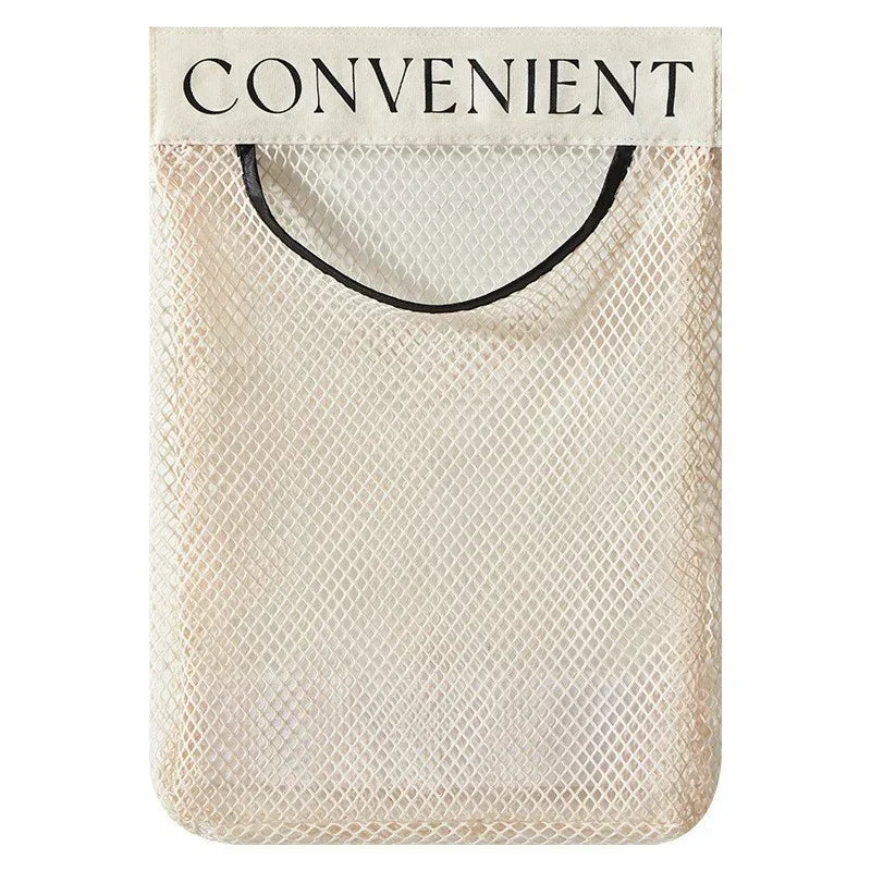Wall Mount Mesh Bag Organizer & Grocery Bag Dispenser 1/4PCS