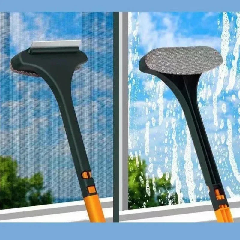 Window & Screen Cleaning Brush – Dry Wet Dual-Use Tool