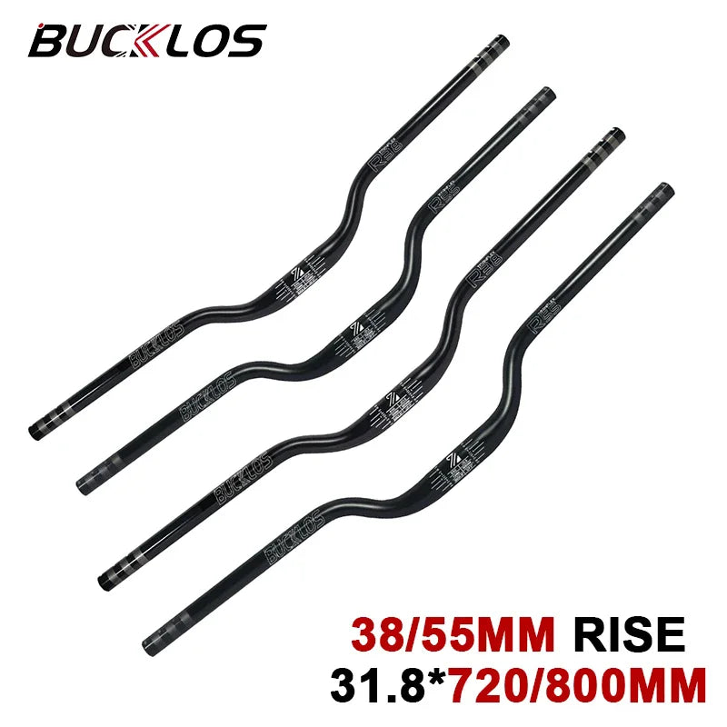BUCKLOS MTB Riser Handlebar 7075 Aluminum 720mm/800mm
