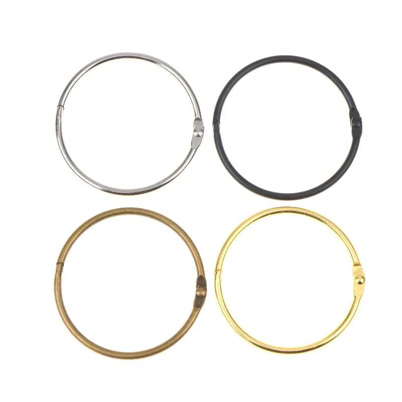 Rust-Proof Shower Curtain Rings 5/10 Pack | Sliding Hooks