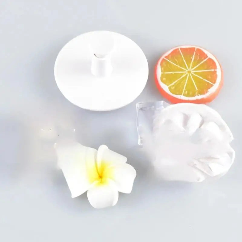 4-Piece Flower Fondant Plunger Cookie Cutter Mold Set