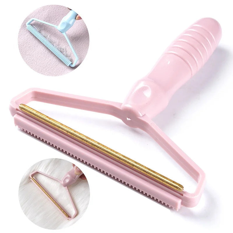 Portable Manual Pet Hair Removal Brush for Dogs & Cats