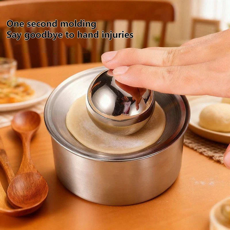 Stainless Steel Dumpling Maker & Dough Presser Mold Set