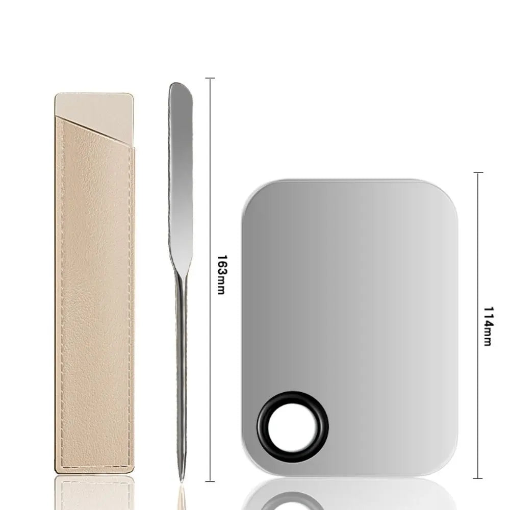 Stainless Steel Makeup Mixing Spatula – Foundation & Pigment Tool