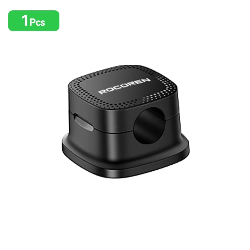 ROCOREN Magnetic Cable Organizer – Self-Adhesive Wire Clips