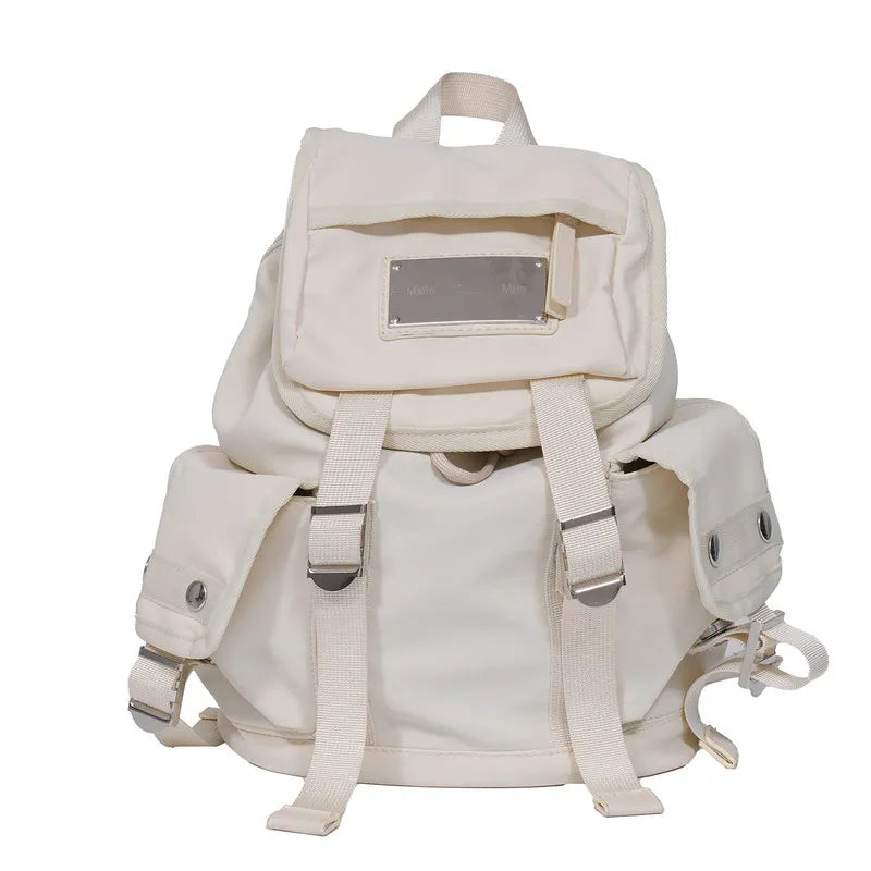 Korean Niche Multi-Pocket Nylon Fashion Backpack | Nixie