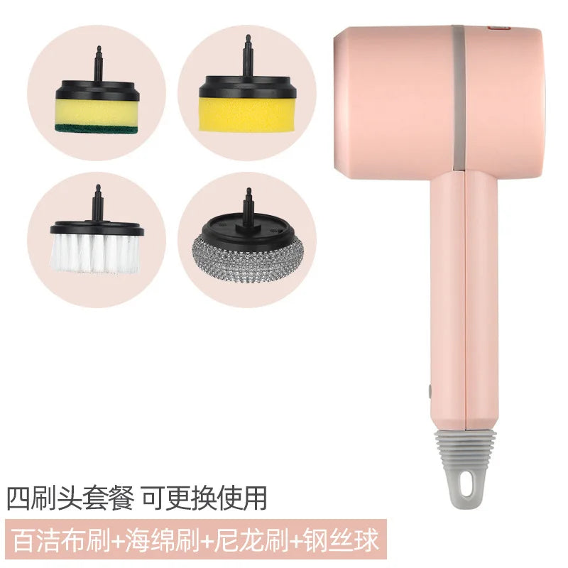 Wireless Electric Cleaning Brush – Multi-Use Handheld Scrubber