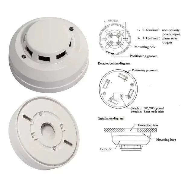 Smoke & Carbon Monoxide Alarm | Sound, Light & LED Warning
