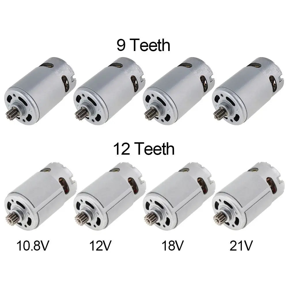 RS550 DC Motor for Cordless Drill & Reciprocating Saw 10.8–25V