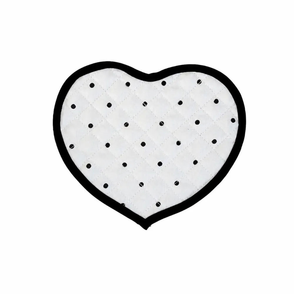 Heart-Shaped Quilted Fabric Placemats & Cup Coasters