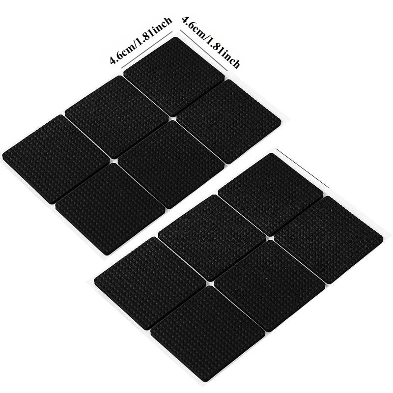 Rubber Chair Leg Pads – Anti-Slip Self-Adhesive Floor Protectors