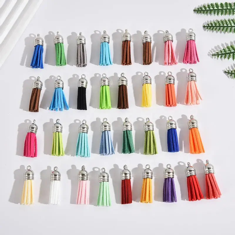 Velvet Tassel Pendants 10/20Pcs – Colorful DIY Jewelry Charms