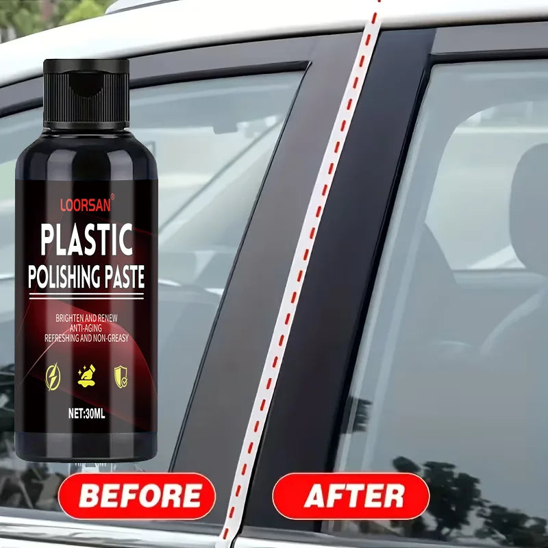 Car Interior Plastic & Leather Repair Polishing Wax – 30ml