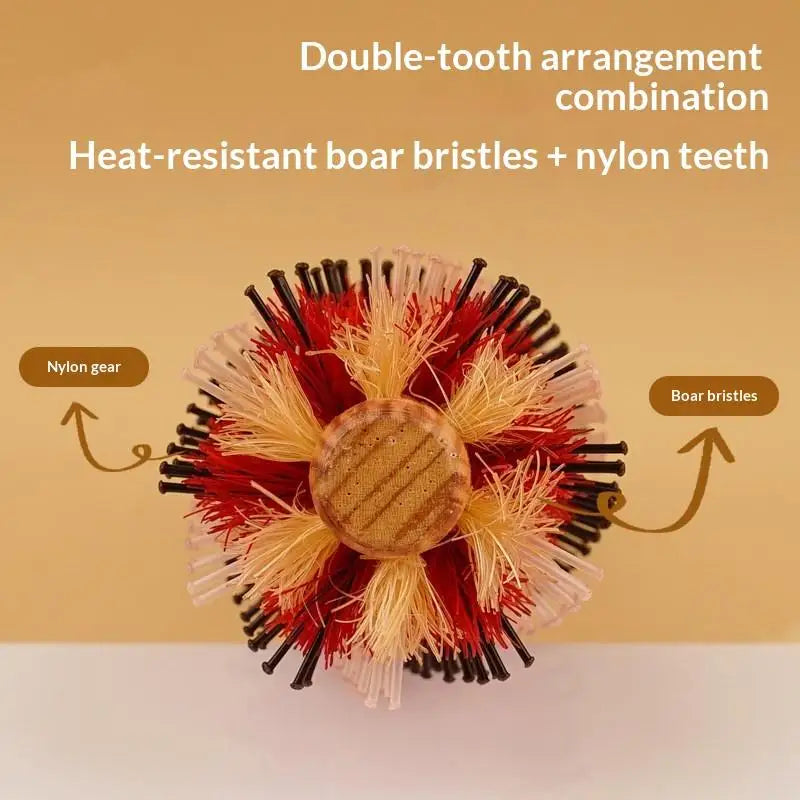 Round Curling Brush Comb for Medium to Long Hair | Nixie