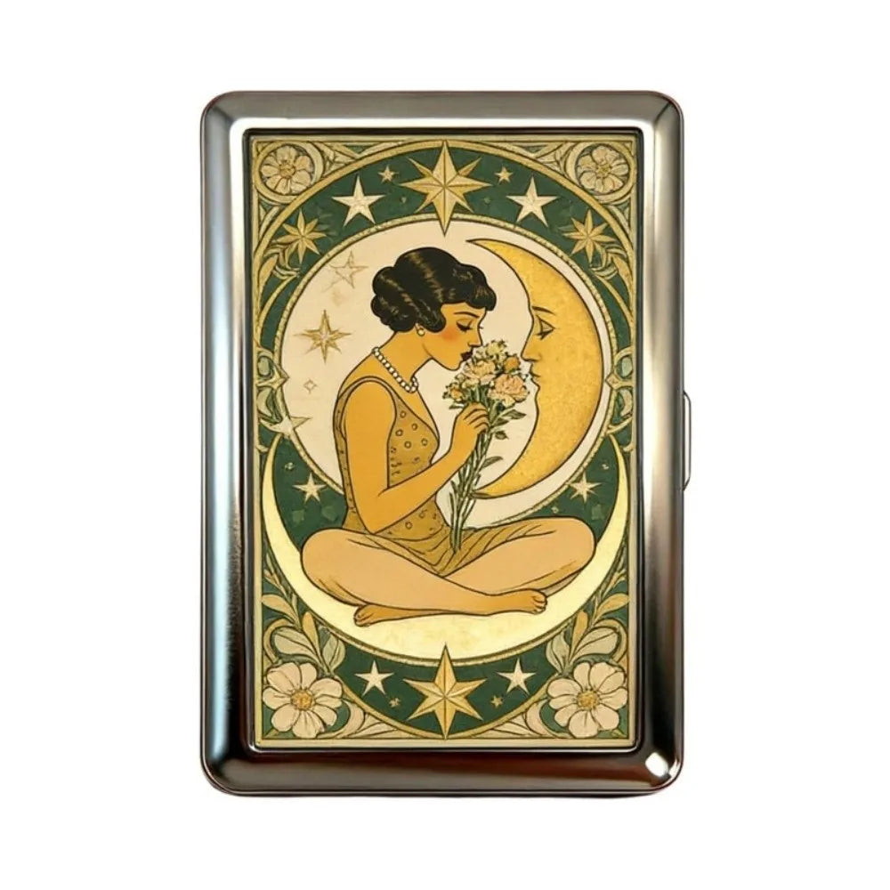 Vintage Metal Card Case – Snap ID & Credit Card Holder