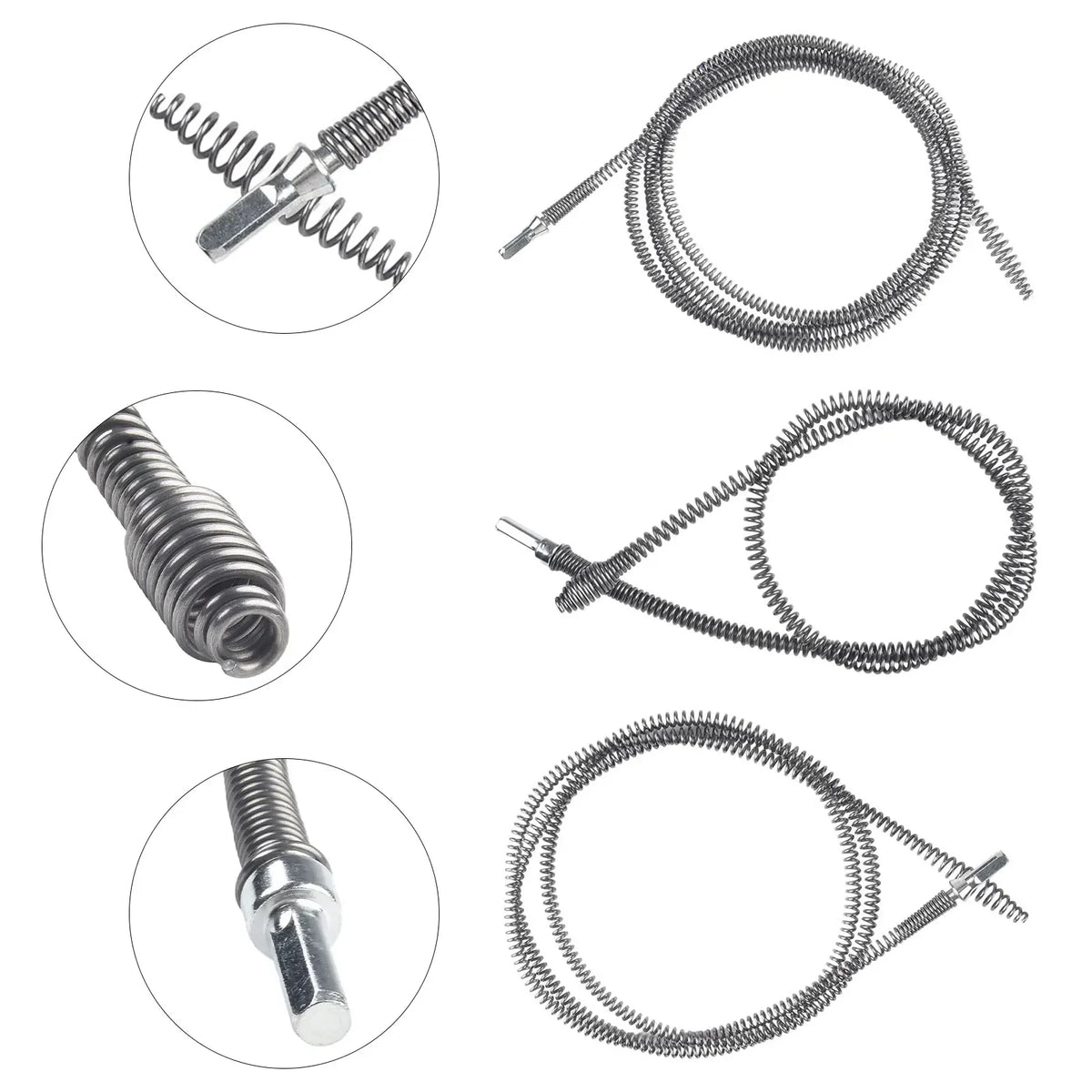 Spring Drain Unblocker Tool – Manganese Steel Pipe Dredger