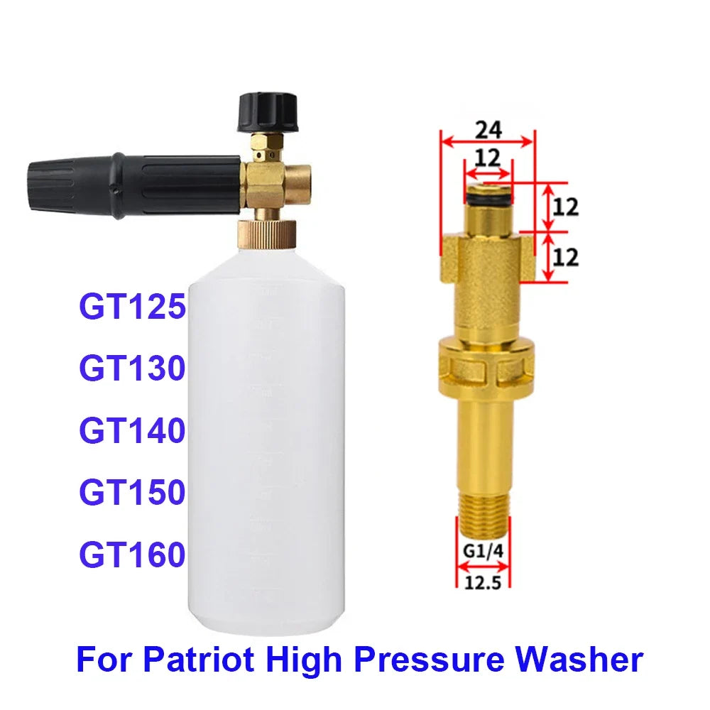 Snow Foam Lance 1000ml for Patriot GT125–GT160 Pressure Washer