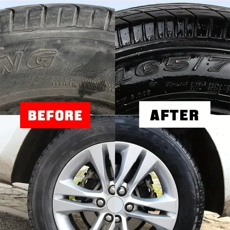 150g Tire Shine Retread Wax – Durable Gloss & Blackening Wax