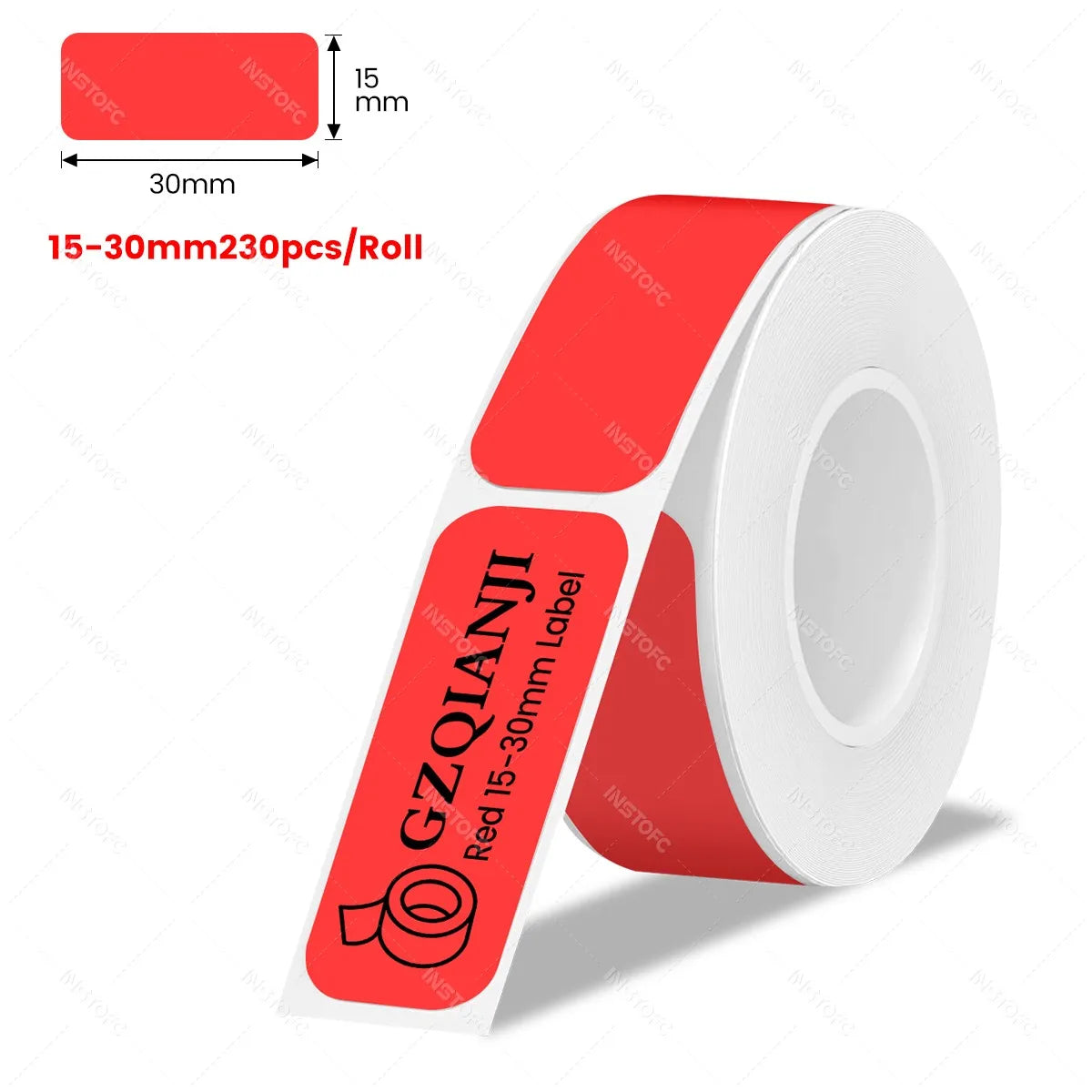 Thermal Label Tape 12–15mm Roll for Marklife P11 P12 DELI Q2 D30