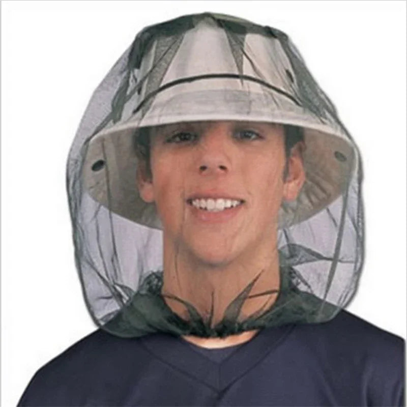Mosquito Head Net Hat – Bug Mesh for Camping & Hiking
