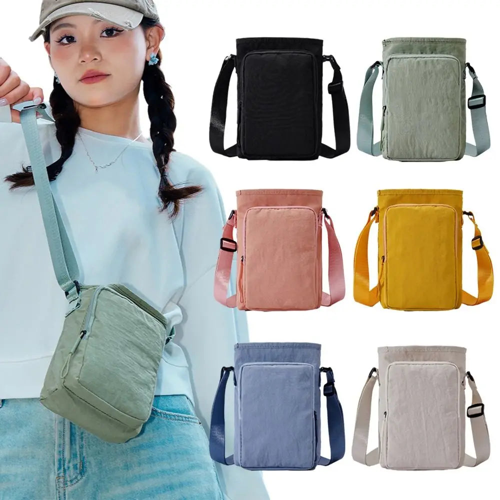 Waterproof Crossbody Water Bottle Bag – Adjustable Nylon