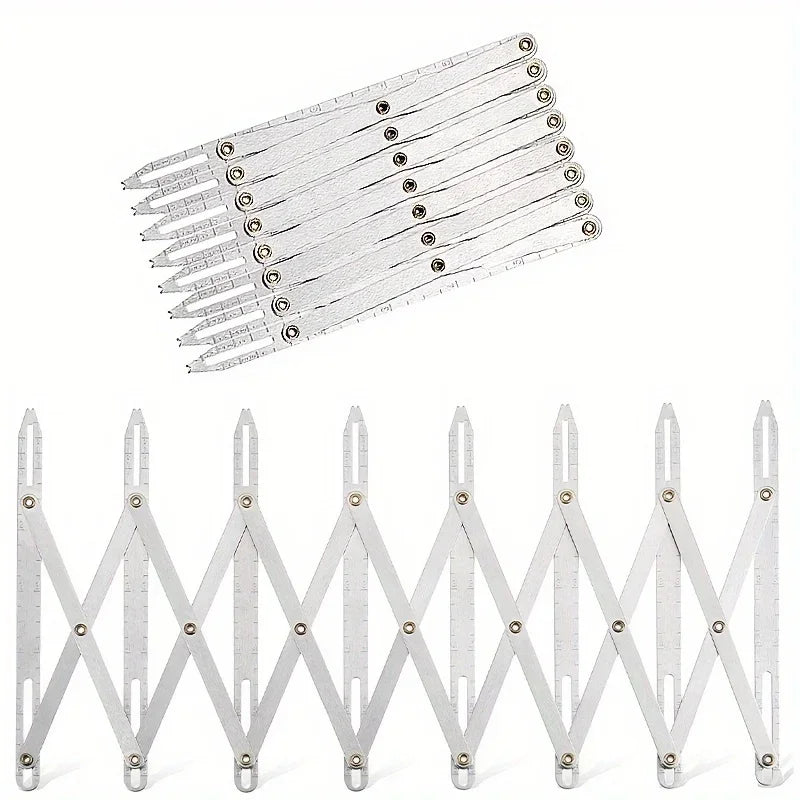 Adjustable Sewing Bisector Ruler – Buttonhole & Pleat Locator