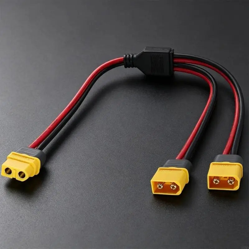 XT60 Y Splitter Cable 1 Female to 2 Male 20cm Power Wire