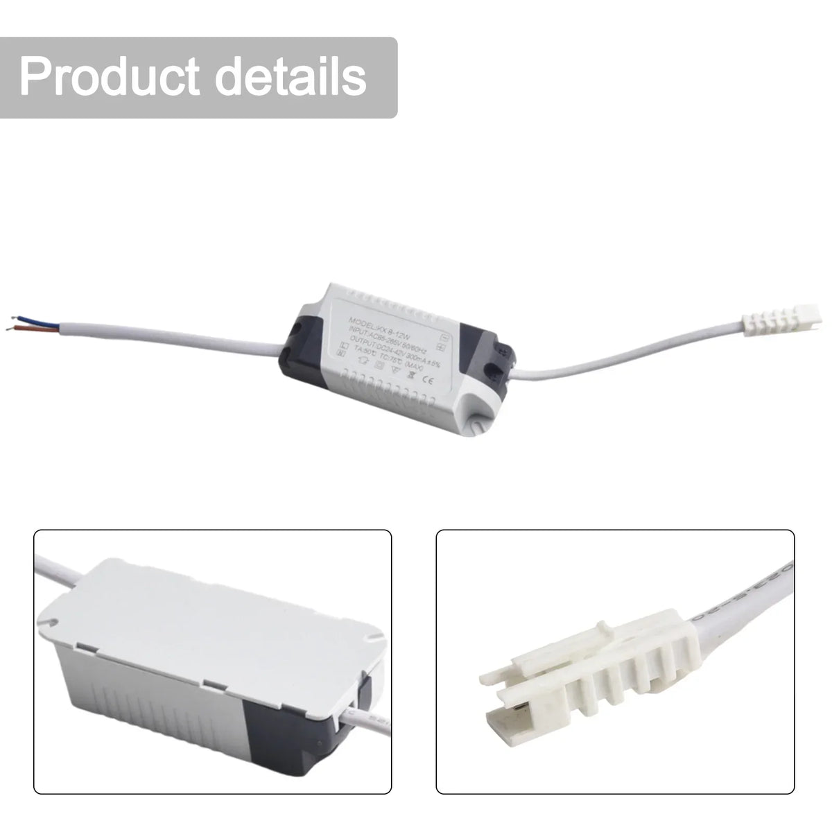 LED Driver 300mA AC 85-265V Lighting Transformer 1W–18W