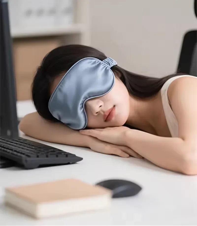 Silk Sleep Eye Mask – Light Blocking Travel Eye Cover