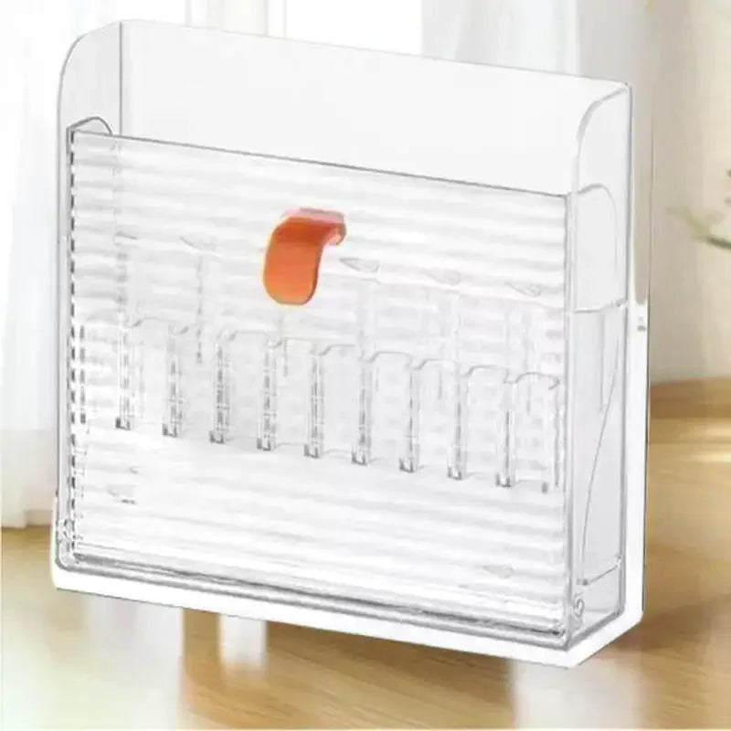 Acrylic Makeup Brush Holder & Vanity Storage Box – Clear