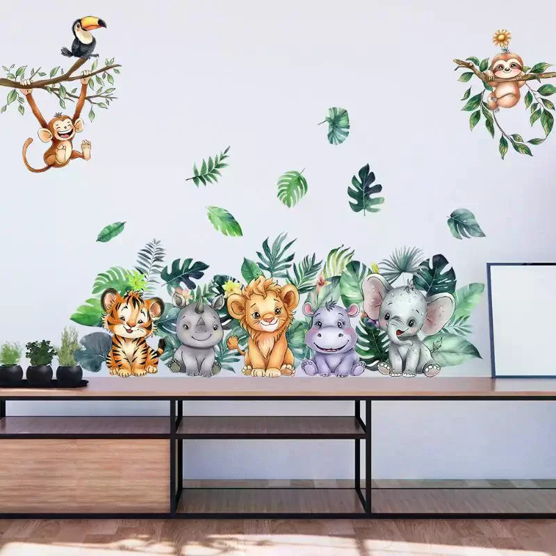 Forest Animals Kids Wall Stickers – Nursery Vinyl Decals