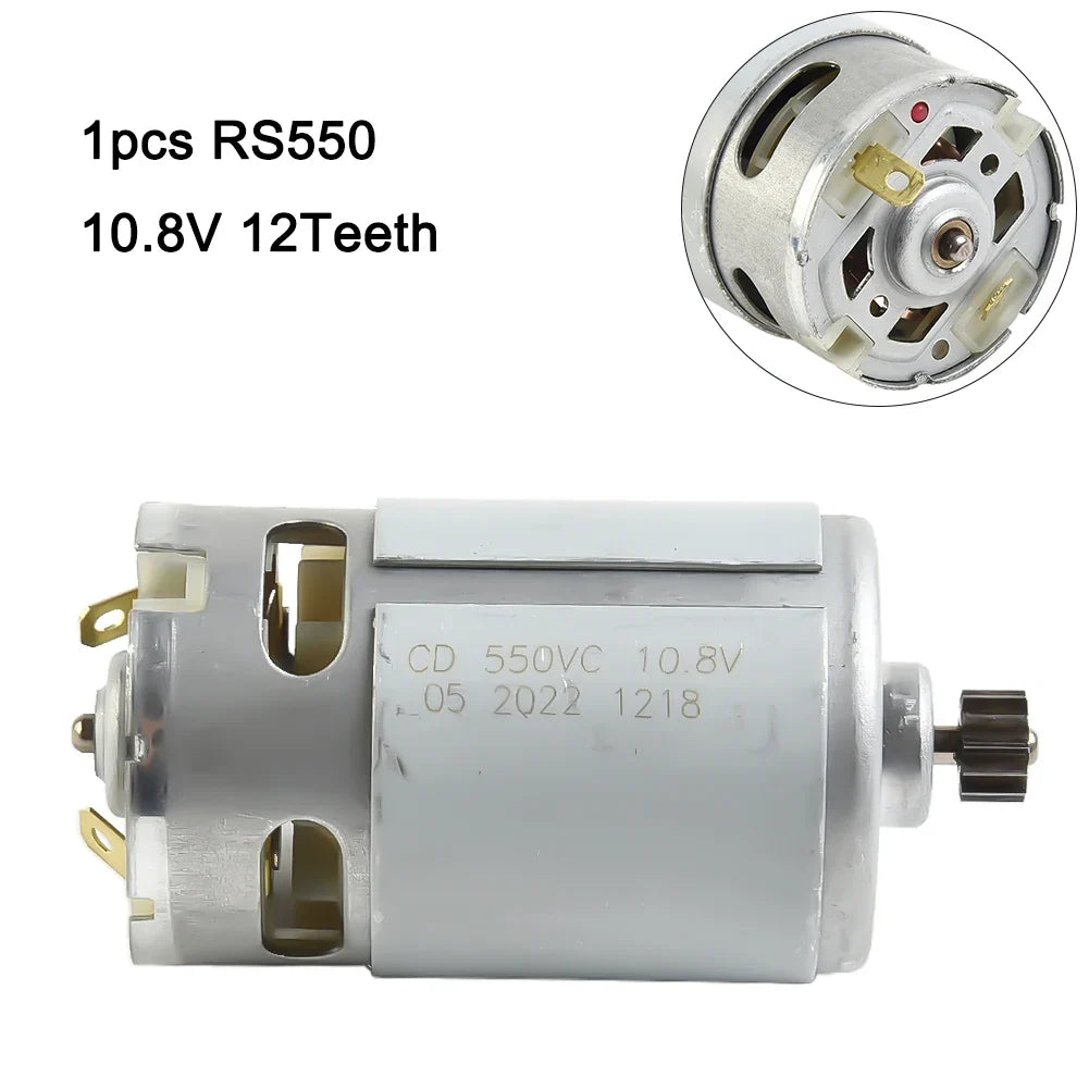 RS550 Electric Drill Motor 10.8V–14.4V Copper Core | DAZZLEEX