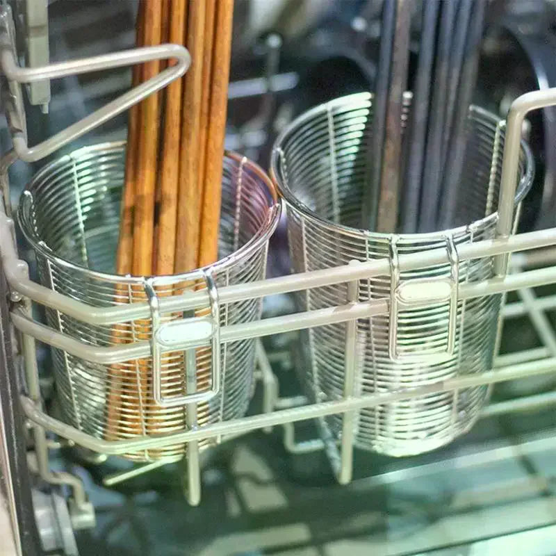 Stainless Steel Chopstick Holder & Utensil Drainer Rack