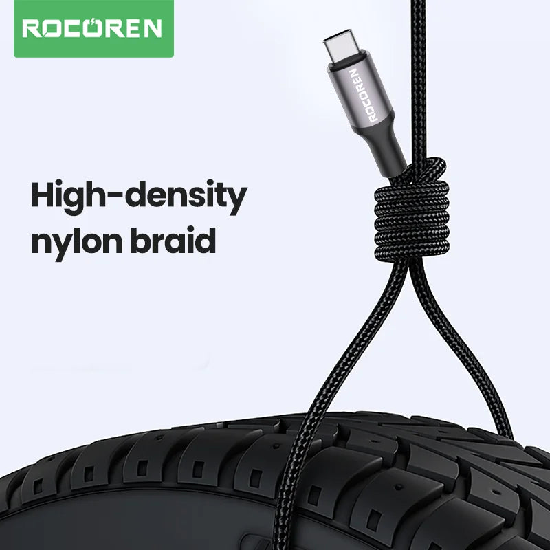 Rocoren USB-C Cable 3A Fast Charging 3M | Xiaomi Samsung Huawei
