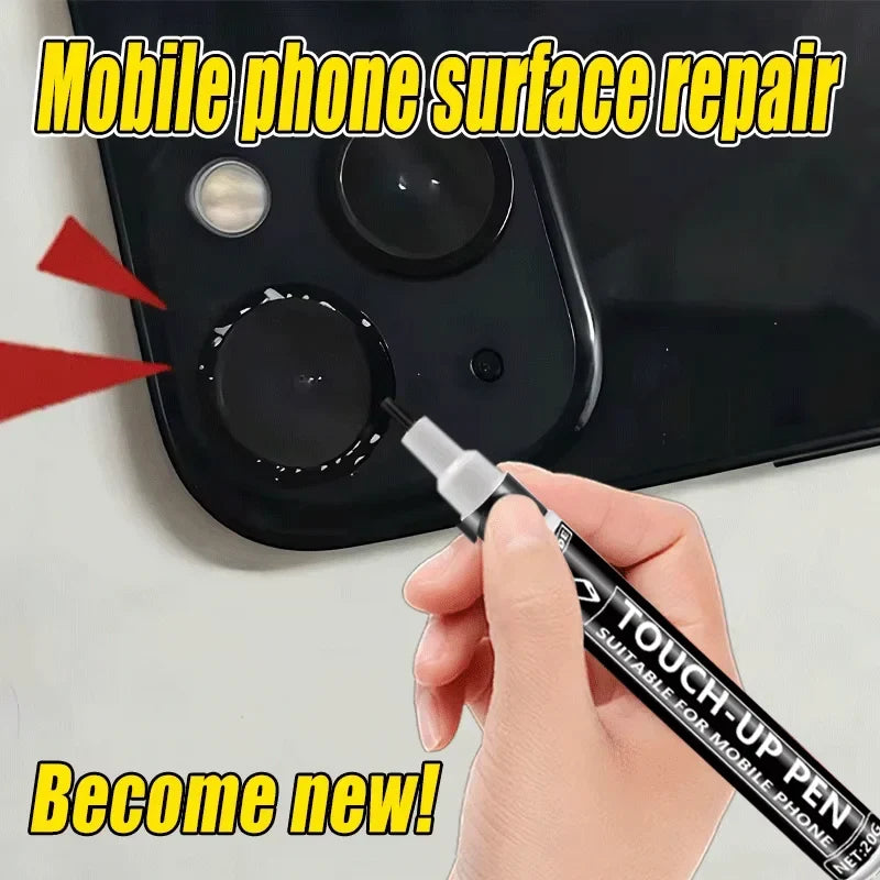 Black Touch-Up Paint Pen 20g – Scratch Repair for Phones & Cameras