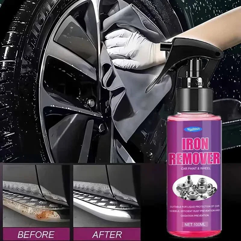 Fast-Acting Rust Remover Spray – Metal & Car Wheel Cleaner