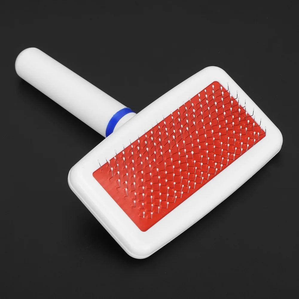 Pet Pin Brush Air Cushion & Massage Nodules for Cats & Dogs