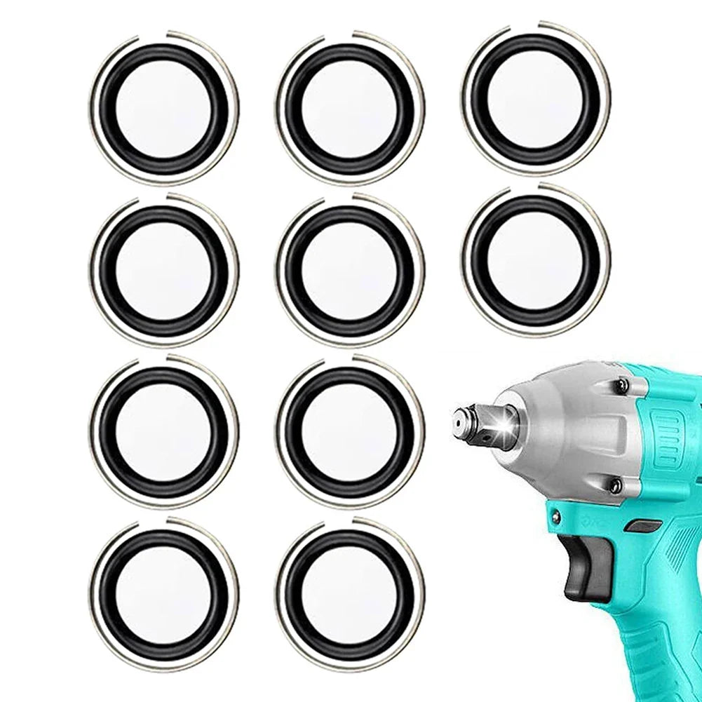 10-Pack 1/2" Impact Wrench Retaining Ring Clips | DAZZLEEX