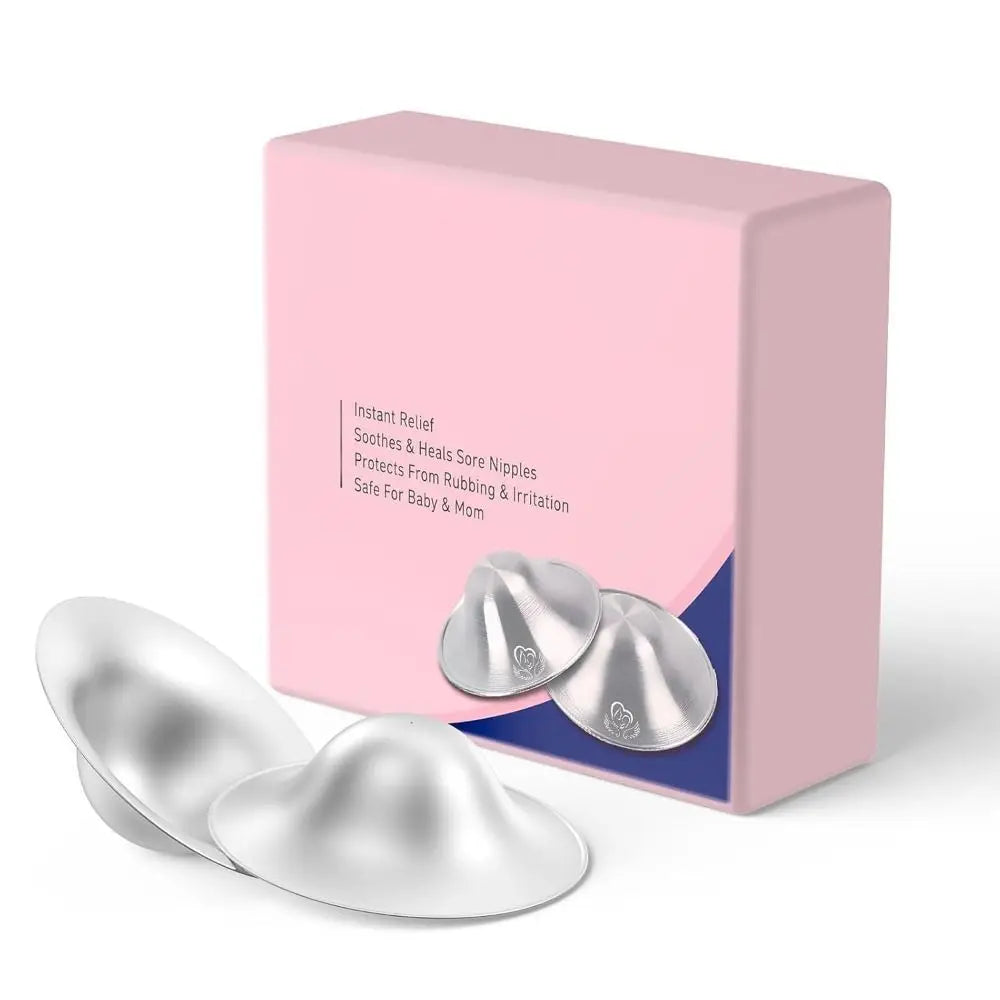 Silver Nipple Shields – Breastfeeding Covers for Nursing Mums