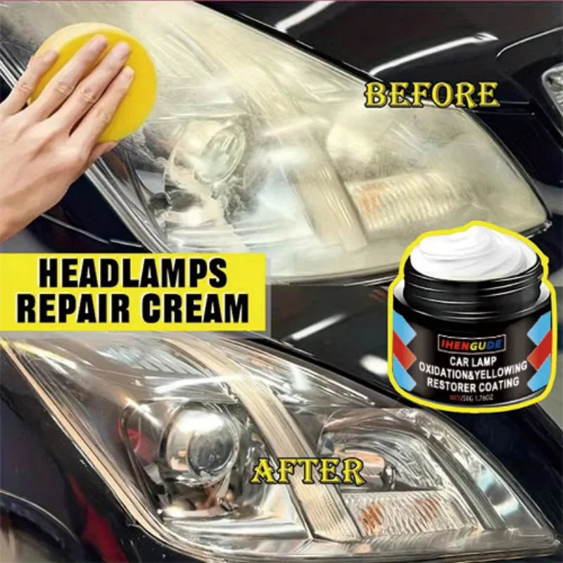Car Headlight Restoration Kit – Polishing & Oxidation Cleaner