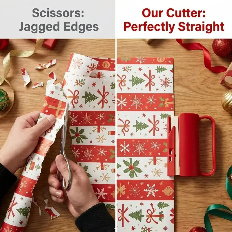 Adjustable Wrapping Paper Cutter – Sliding Roll Cutting Tool