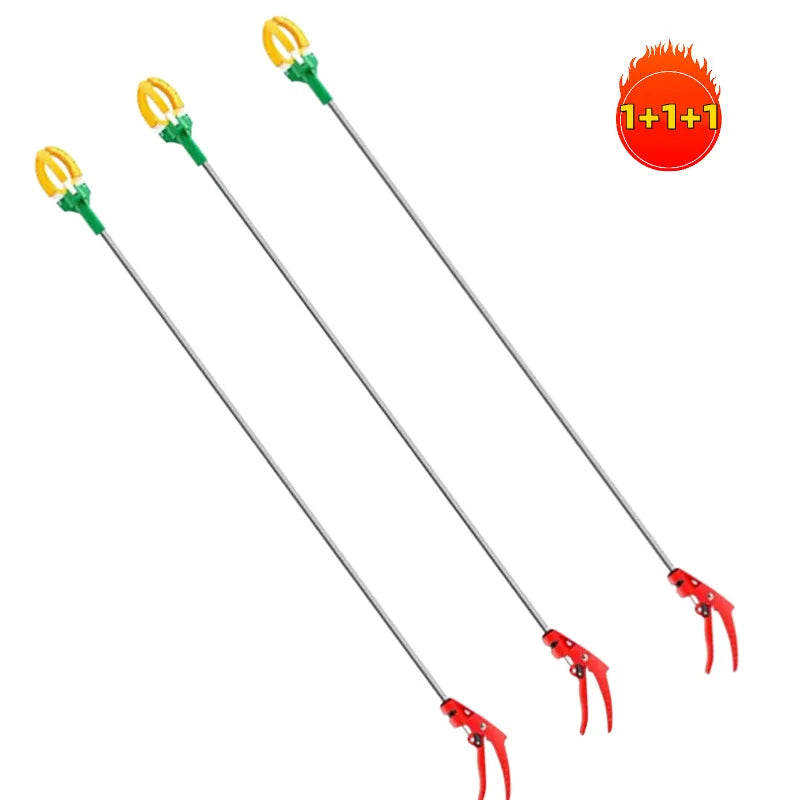 Soft Rubber 3-Claw Fruit Picker – Orchard Harvesting Tool